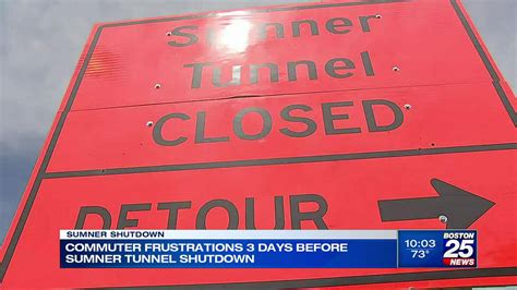 Commuters, residents bracing for traffic trouble as Sumner Tunnel shutdown begins